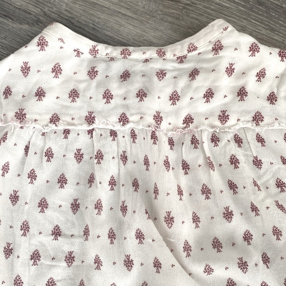 H&M Cottagecore Ditsy floral print Long Sleeve Layers Comfy Viscos Stretchy sz 4 - Picture 6 of 9